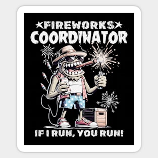Fireworks Coordinator Sticker